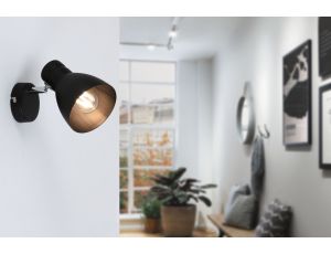 Oprawa ścienno-sufitowa DAVY max.1x20W E27 230V czarny metal - image 2