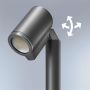 Oprawa ogrodowa bez czujnika ruchu SPOT WAY 6,7W 512lm 3000K IP44  IK03 230V antracyt / aluminium - 4