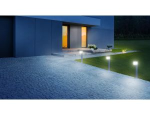 Oprawa ogrodowa bez czujnika ruchu i zmierzchu STEINEL GL 80 C Bluetooth Mesh 9,1W 650lm 3000K IP44 IK03 230V antracyt / aluminium - image 2