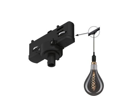 Adapter do opraw zwieszanych systemu ProRail3 230V czarny / metal / tworzywo sztuczne - 2