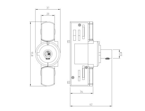 Adapter do opraw zwieszanych systemu ProRail3 230V czarny / metal / tworzywo sztuczne - 5