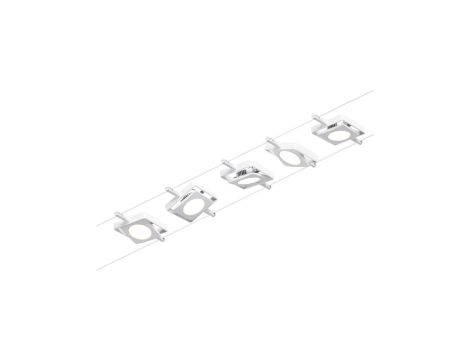 System linkowy zest MacLED 5x4,5W Biały-mat/Chrom 12V DC 60VA twszt 3000K - 3