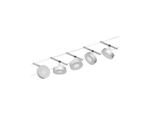 System linkowy DC Circle 5x5W Chr mat /Chrom 230V/12V DC 60VA twszt 3000K - image 2