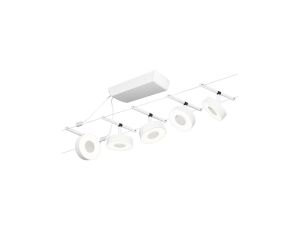 System linkowy DC Circle 5x5W Bia mat /Chrom 230V/12V DC 60VA twszt 3000K - image 2