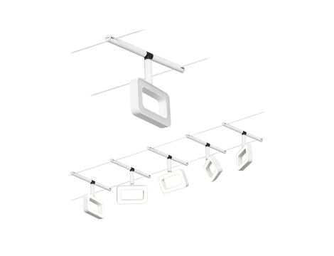 System linkowy DC Frame 5x4,8W Bi mat /Chrom 230V/12V DC 60VA twszt 3000K