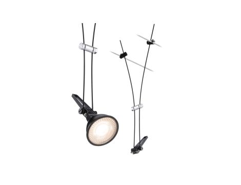 System linkowy Spot Comet max1x50W Czarny mat GU5,3 12V metal