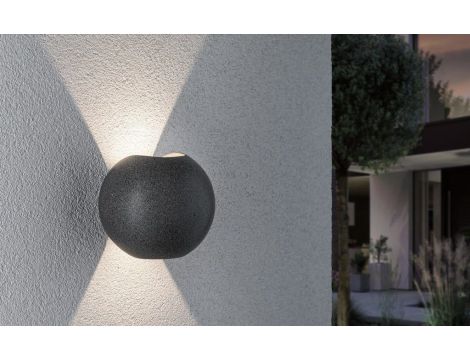 Oprawa elewacyjna CONCERA 2x5,5W  2x250lm IP65  3000K 230V  czarny  Beton - 3