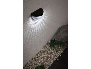 Oprawa elewacyjna MIMMO LED solar 18lm 6500K  IP44  czarny / tworzywo sztuczne