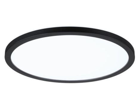 Plafoniera ATRIA SHINE LED Backlight 16W 1600lm okrągła 293mm 4000K 230V czarny matowy / tworzywo sztuczne