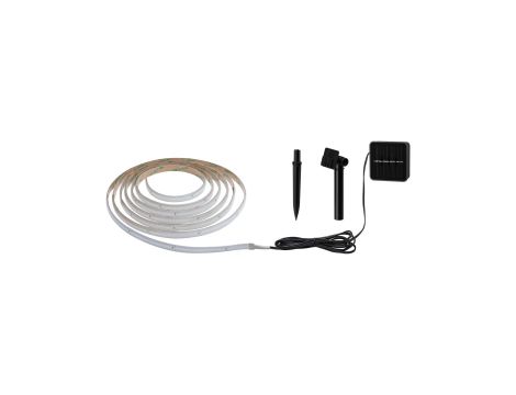 Taśma LED solar RGB + czujnik zmierzchu 3m IP44 czarny / tworzywo sztuczne - 6