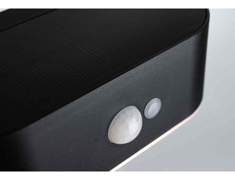 Oprawa elewacyjna ADYA LED solar 3000K 200lm z czujnikiem ruchu + zmierzchu IP44 czarny - 4