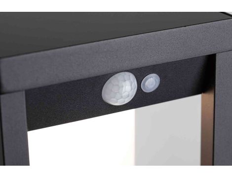 Oprawa elewacyjna MARISOL LED solar 3000K 350lm z czujnikiem ruchu + zmierzchu IP44 czarny - 7