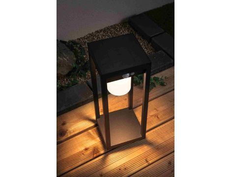 Oprawa ogrodowa MARISOL LED solar PIR 3000K 350lm IP44 czarny - 3