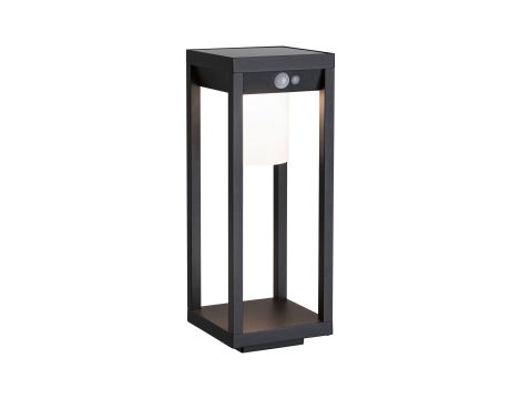 Oprawa ogrodowa MARISOL LED solar PIR 3000K 350lm IP44 czarny