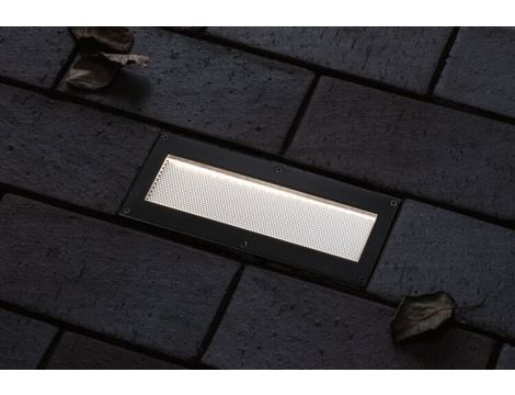 Oprawa wpuszczana DOMENIC LED solar 8lm 20x8cm 3000K IP67 czarny / tworzywo sztuczne - 3