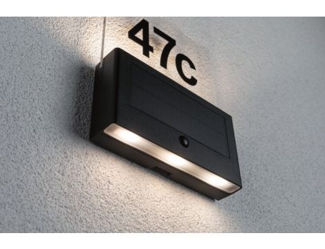 Oprawa elewacyjna NEDA LED numer domu 3000K 27lm + czujnik zmierzchu IP44 antracyt - 5