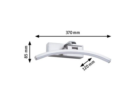 Oprawa ścienna BENTO LED 6W 300lm 300mm 3000K 230V aluminium szczotkowane - 4