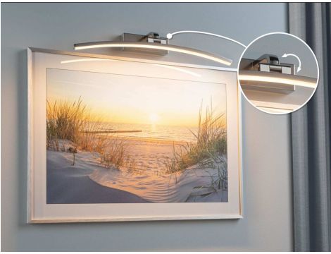 Oprawa ścienna BENTO LED 10W 520lm 500mm 3000K 230V aluminium szczotkowane - 5