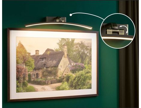 Oprawa ścienna BENTO LED 10W 520lm 500mm 3000K 230V mosiądz antyczny - 5