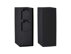 Zewnętrzna kolumna zasilajaca RIO 2GN. 230V IP44 stal szlachetna / antracyt