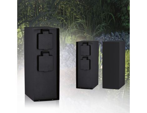 Zewnętrzna kolumna zasilajaca RIO 2GN. 230V IP44 stal szlachetna / antracyt - 2