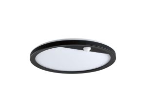 Plafoniera LAMINA LED 14.5W okrągła PIR 3000K IP44 230V czarny / tworzywo sztuczne - image 2