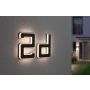 Oprawa elewacyjna SOLAR LED numer domu d 3000K IP44 wymienny akumulator / czarny / tworzywo sztuczne - 5