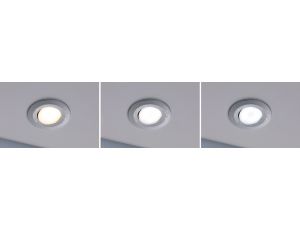 Zestaw opraw do wbudowania CALLA LED 3x5W 400lm okrągła wychylna 3000/4000/6500K IP65 230V chrom matowy - image 2