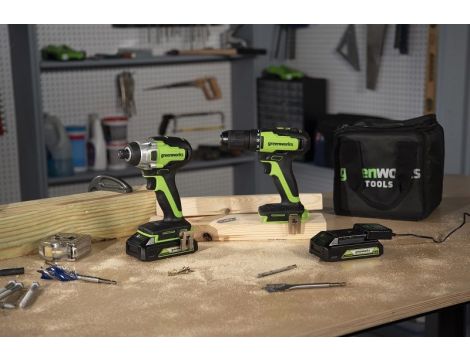 24V wiertarko-wkrętarka Greenworks GD24DD35 - 4