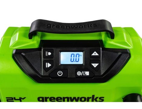 24V minikompresor Greenworks G24IN - 2