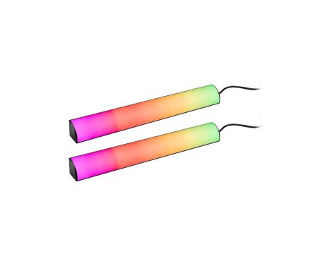 Listwa LED zestaw 2x30cm LIGHTBAR DYNAMIC RGB z pilotem 2x0,6W 230W / 5V DC