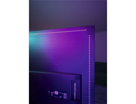 Zestaw taśma LED TV65 cali USB + pilot Dynamic Rainbow RGB 4W 5V czarny - 4