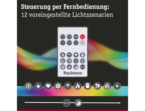 Kompletny zestaw taśma DYNAMIC LED RGB+ 5W 3M IP20 60LED/m 10VA 230V/12V DC biały / tworzywo sztuczne - 6