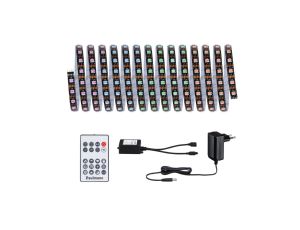 Kompletny zestaw taśma DYNAMIC LED RGB+10,5W 5M IP20 60LED/m 15VA 230V/12V DC biały / tworzywo sztuczne - image 2