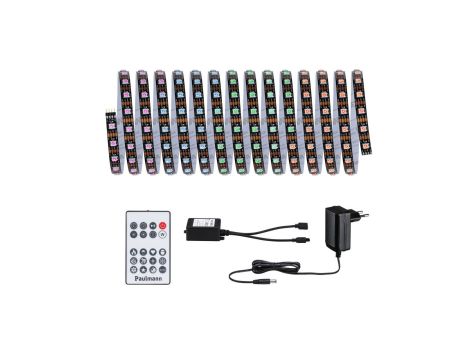 Kompletny zestaw taśma DYNAMIC LED RGB+10,5W 5M IP20 60LED/m 15VA 230V/12V DC biały / tworzywo sztuczne - 2