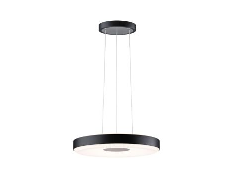 Lampa wisząca PURIC PANE LED 22W 400 mm 3-STEP DIM 230V czarno- szary / metal / tworzywo sztuczne