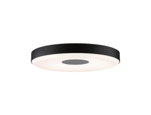 Plafoniera PURIC PANE LED 22W 400 mm 3-STEP DIM 2600lm / 400lm 2700K 230V  czarny / szary / metal