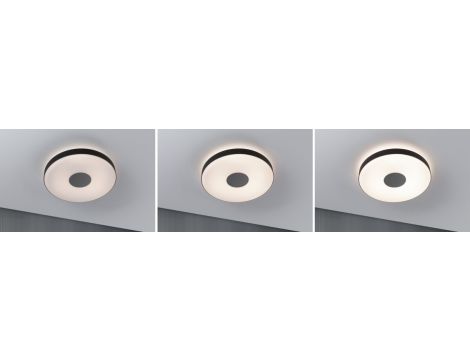 Plafoniera PURIC PANE LED 22W 400 mm 3-STEP DIM 2600lm / 400lm 2700K 230V  czarny / szary / metal - 3