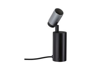 Lampa stołowa RUNA GU10 max.1x20W 230V czarny / antracyt / metal