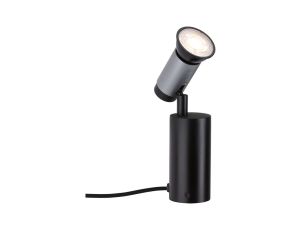 Lampa stołowa RUNA GU10 max.1x20W 230V czarny / antracyt / metal - image 2