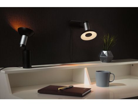 Lampa stołowa RUNA GU10 max.1x20W 230V czarny / antracyt / metal - 5