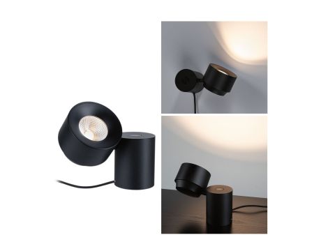 Lampa ścienno / stołowa PURIC PANE LED 3W 3-STEP DIM 300lm 2700K 230V czarny / metal - 7