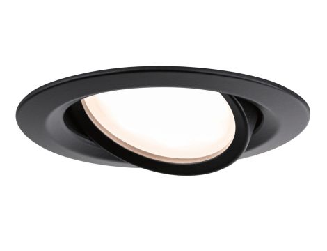 Oprawa do wbudowania NOVA PLUS COIN LED DIM wychylna zestaw 3x6W 470lm 84mm 2700K IP23 230V czarny matowy / aluminium - 2