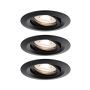 Oprawa do wbudowania NOVA PLUS COIN LED Mini DIM wychylna 3x4W 310lm 66mm 2700K IP23 230V czarny matowy - 2