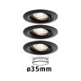 Oprawa do wbudowania NOVA PLUS COIN LED Mini DIM wychylna 3x4W 310lm 66mm 2700K IP23 230V czarny matowy - 5