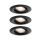 Oprawa do wbudowania NOVA PLUS COIN LED Mini DIM wychylna 3x4W 310lm 66mm 2700K IP23 230V czarny matowy