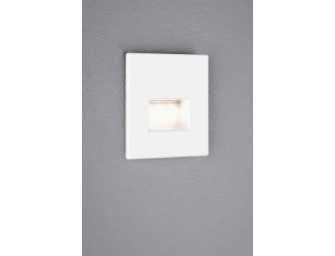 Oprawa przyschodowa EDGE LED kwadrat 1x1,2W 50lm 2700K 230V biały matowy / tworzywo sztuczne - 7