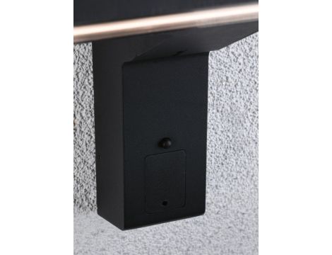 Oprawa elewacyjna ITO LED poziomy IP44 7W 3000K czujnik PIR+ zmierzchu 230V antracyt - 4