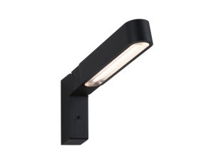 Oprawa elewacyjna ITO pionowy IP44 7W 3000K czujnik PIR + zmierzchu 230V antracyt