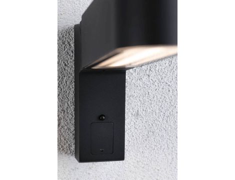 Oprawa elewacyjna ITO pionowy IP44 7W 3000K czujnik PIR + zmierzchu 230V antracyt - 4